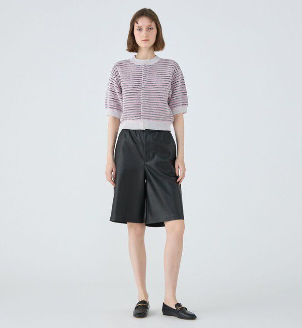 MACPHEE「レザーライク ハーフパンツ」|その他|