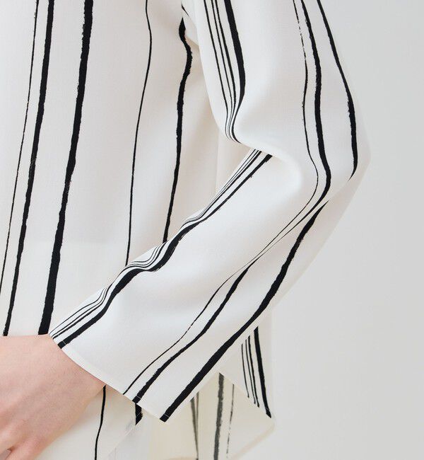 GALERIE VIE「ドローイングラインプリント プルオーバーシャツ」|シャツ・ブラウス|