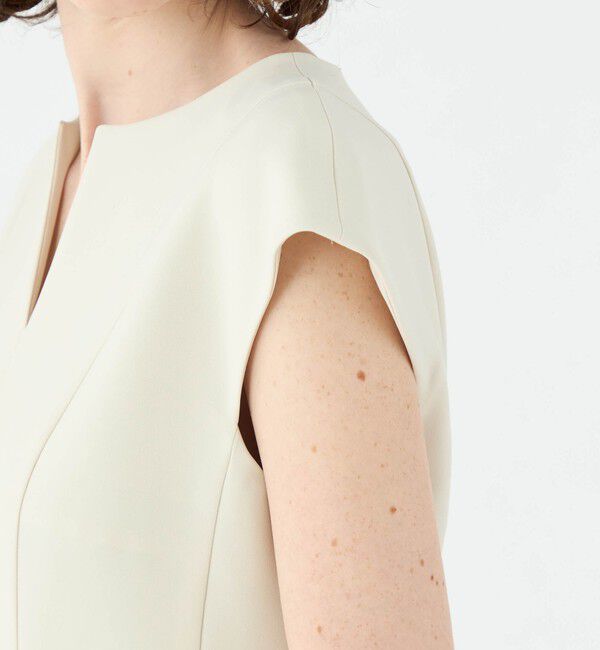 Ballsey「スティフダブルクロス バレルシルエットワンピース」|ワンピース|