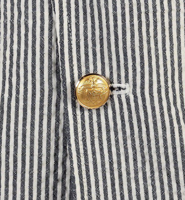 TOMORROWLAND MENS「ウールポリエステル サッカー シングルブレステッド3Bジャケット」|テーラードジャケット|