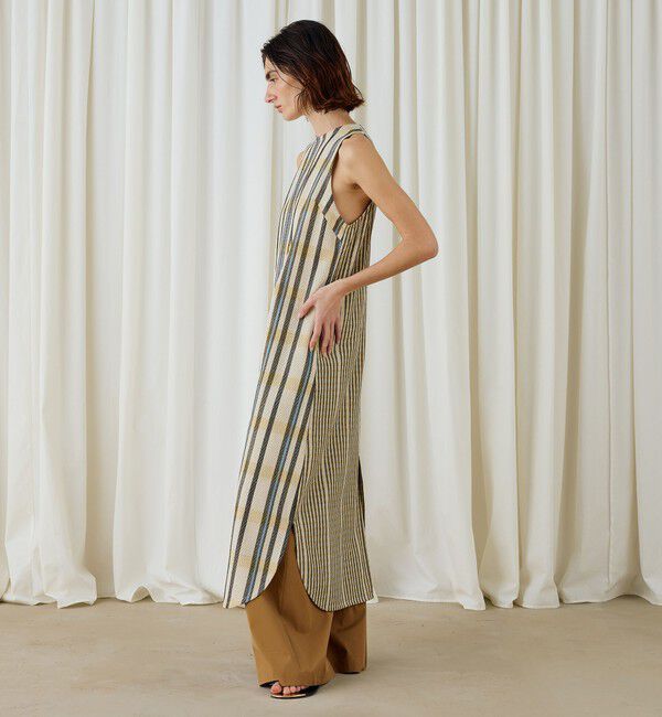 DES PRES「ウーブンライクニット ノースリーブワンピース」|ワンピース|