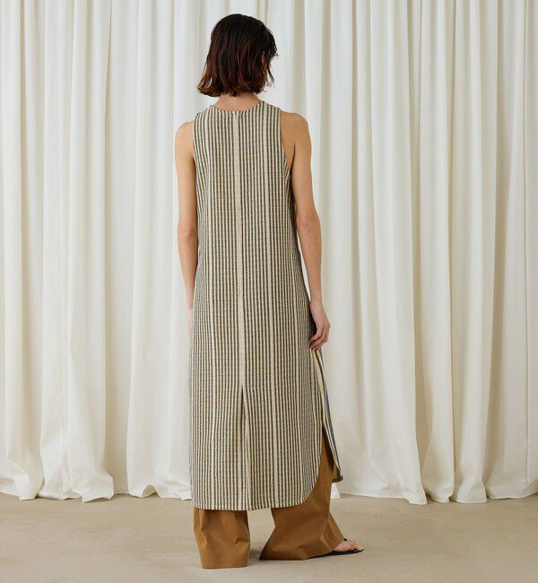 DES PRES「ウーブンライクニット ノースリーブワンピース」|ワンピース|