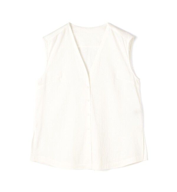 TOMORROWLAND collection「エフェクトリネン ライトジレブラウス」|シャツ・ブラウス|11 ホワイト