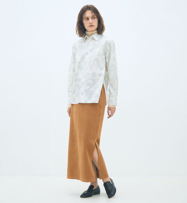 MACPHEE「ブルームプリント レギュラーカラーシャツ」|シャツ・ブラウス|