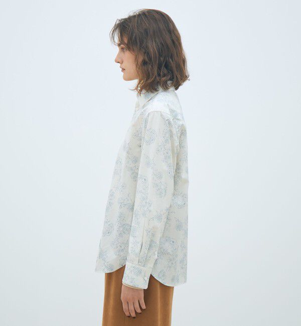 MACPHEE「ブルームプリント レギュラーカラーシャツ」|シャツ・ブラウス|