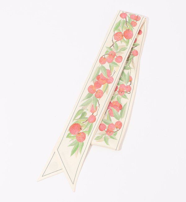 TOMORROWLAND GOODS「Atelier TOMORROWLAND AUTUMN FLOWER BANDEAU シルクスカーフ」|バンダナ・スカーフ|
