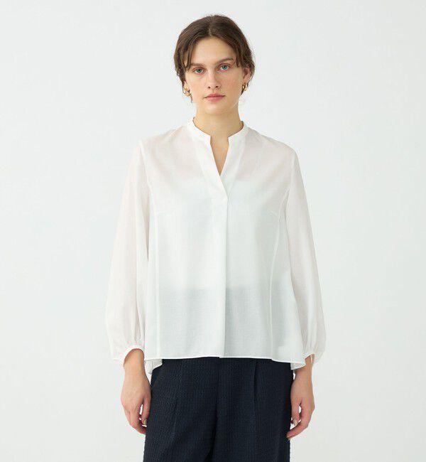 Ballsey「グロスアムンゼン テントラインブラウス」|シャツ・ブラウス|