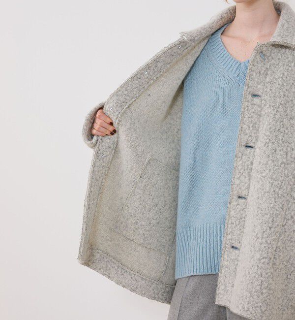 GALERIE VIE「シープジャージー ラグランスリーブブルゾン」|ブルゾン・スタジャン|