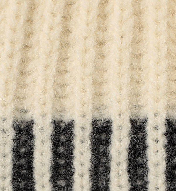 GALERIE VIE「パーシャルストライプ Vネックカーディガン」|カーディガン|