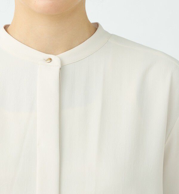 Ballsey「サンディジョーゼット ボックスシルエットブラウス」|シャツ・ブラウス|