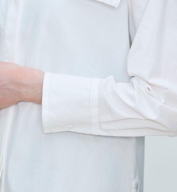 TOMORROWLAND collection「コンパクトブロード セーラーカラーブラウス」|シャツ・ブラウス|