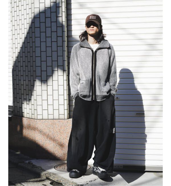 JOINT WORKS「Name./ネーム REVERSIBLE WOOL DRIVERS KNIT」|カーディガン|