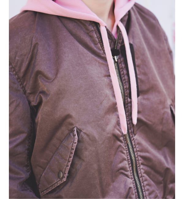JOINT WORKS「フェードナイロン パッファー MA-1 / Faded Nylon Puffer MA-1」|ブルゾン・スタジャン|