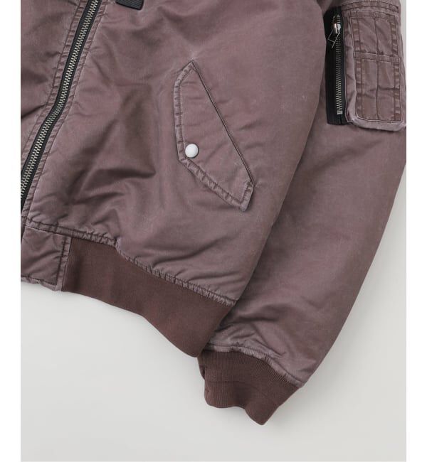 JOINT WORKS「フェードナイロン パッファー MA-1 / Faded Nylon Puffer MA-1」|ブルゾン・スタジャン|