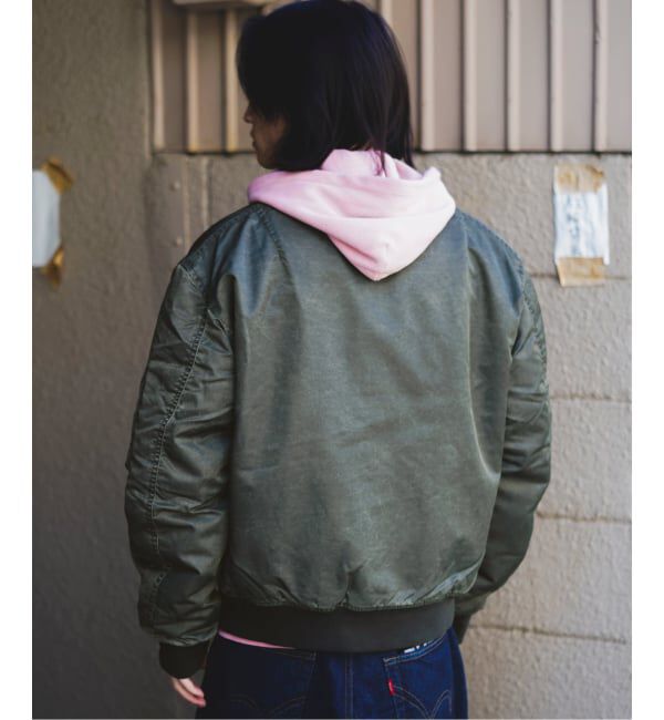 JOINT WORKS「フェードナイロン パッファー MA-1 / Faded Nylon Puffer MA-1」|ブルゾン・スタジャン|