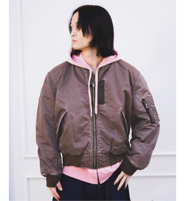 JOINT WORKS「フェードナイロン パッファー MA-1 / Faded Nylon Puffer MA-1」|ブルゾン・スタジャン|