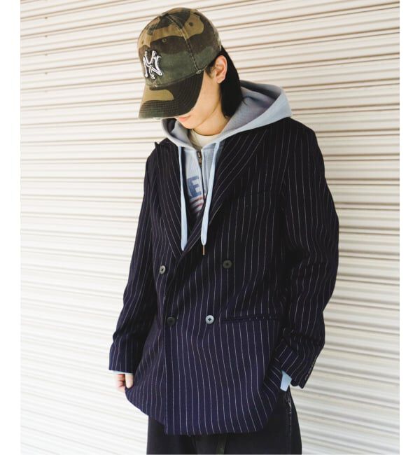 JOINT WORKS「オーバーサイズ ストライプ ダブルジャケット / Oversized Stripe Double Jacket」|テーラードジャケット|