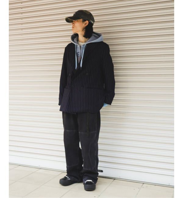 JOINT WORKS「オーバーサイズ ストライプ ダブルジャケット / Oversized Stripe Double Jacket」|テーラードジャケット|