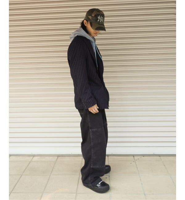 JOINT WORKS「オーバーサイズ ストライプ ダブルジャケット / Oversized Stripe Double Jacket」|テーラードジャケット|