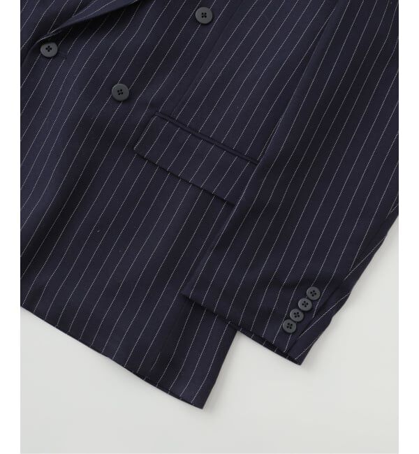 JOINT WORKS「オーバーサイズ ストライプ ダブルジャケット / Oversized Stripe Double Jacket」|テーラードジャケット|