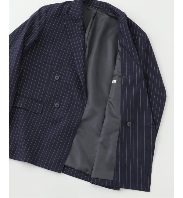 JOINT WORKS「オーバーサイズ ストライプ ダブルジャケット / Oversized Stripe Double Jacket」|テーラードジャケット|