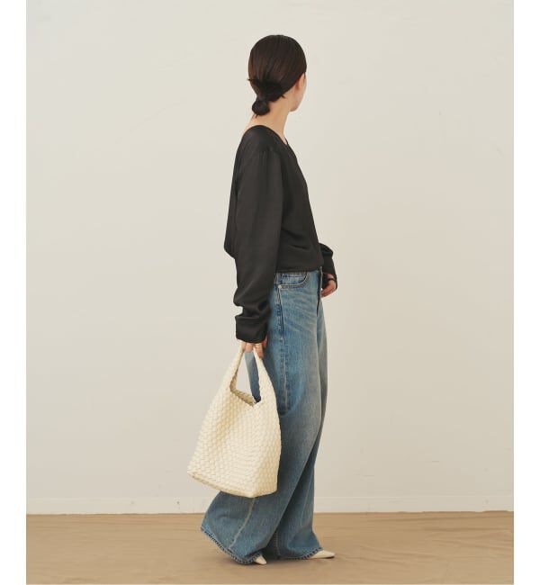 Plage「Memory Satin Back Wrap ブラウス」|シャツ・ブラウス|