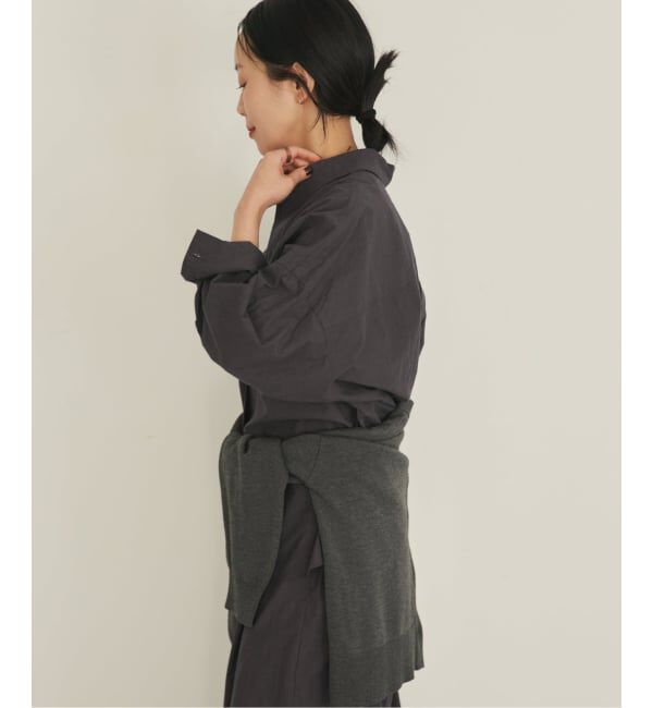 Plage「《予約》relaxy slit シャツ」|シャツ・ブラウス|