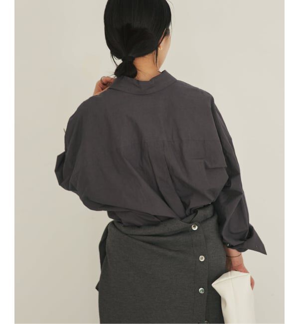 Plage「《予約》relaxy slit シャツ」|シャツ・ブラウス|