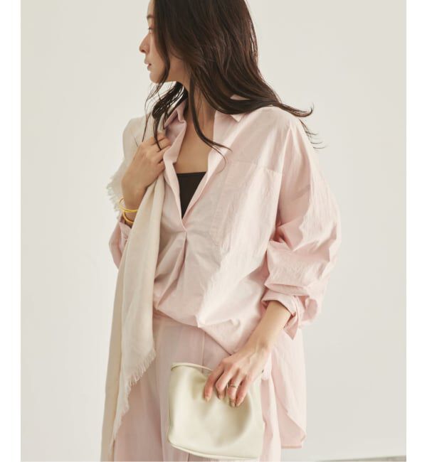 Plage「《予約》relaxy slit シャツ」|シャツ・ブラウス|