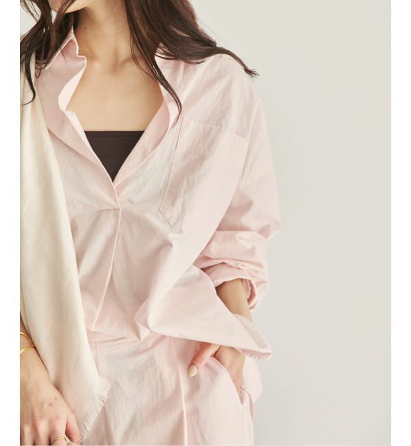 Plage「《予約》relaxy slit シャツ」|シャツ・ブラウス|