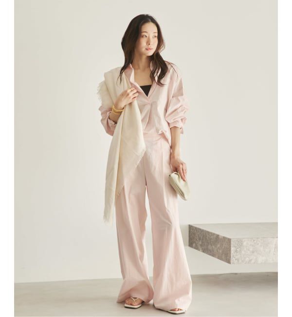 Plage「《予約》relaxy slit シャツ」|シャツ・ブラウス|