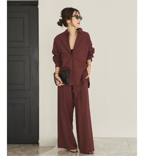 Plage「《予約》relaxy slit シャツ」|シャツ・ブラウス|