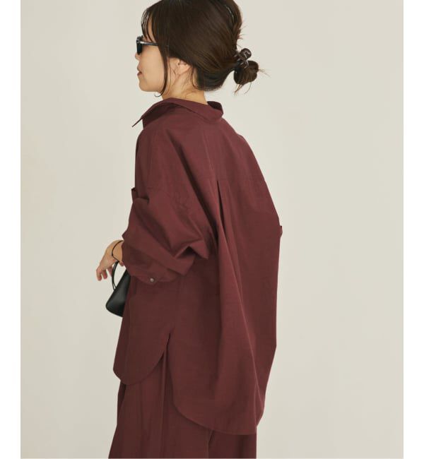 Plage「《予約》relaxy slit シャツ」|シャツ・ブラウス|