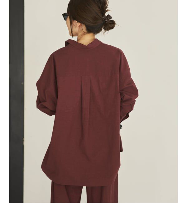 Plage「《予約》relaxy slit シャツ」|シャツ・ブラウス|