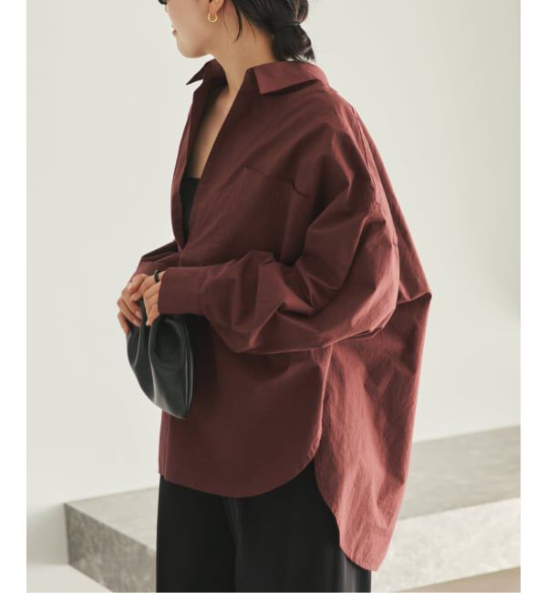 Plage「《予約》relaxy slit シャツ」|シャツ・ブラウス|