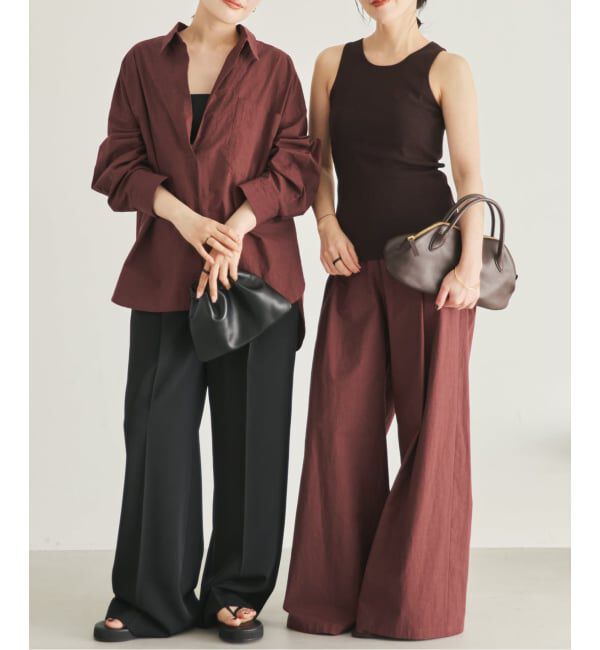 Plage「《予約》relaxy slit シャツ」|シャツ・ブラウス|