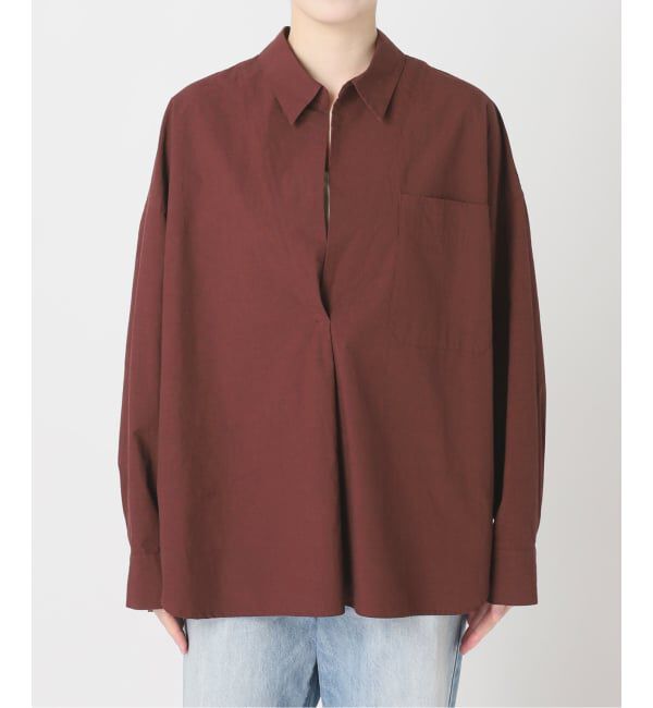 Plage「《予約》relaxy slit シャツ」|シャツ・ブラウス|