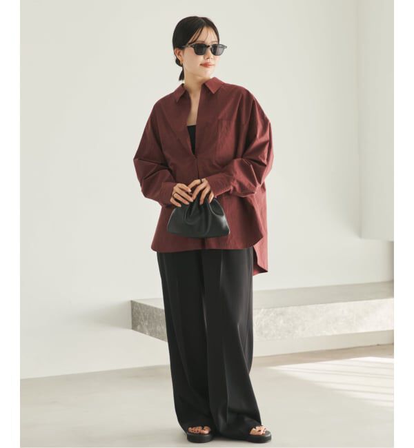 Plage「《予約》relaxy slit シャツ」|シャツ・ブラウス|