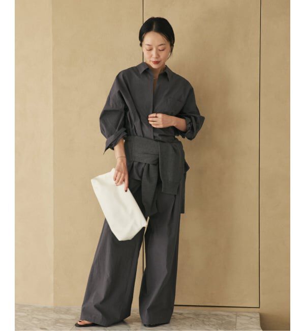 Plage「《予約》relaxy slit シャツ」|シャツ・ブラウス|