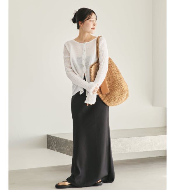 Plage「《予約》LES ATELIERS FRANCAIS DE CONFECTION 別注 OPEN BTN 2WAY ブラウス」|シャツ・ブラウス|