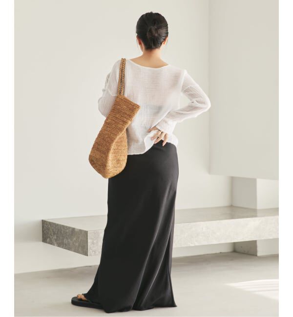 Plage「《予約》LES ATELIERS FRANCAIS DE CONFECTION 別注 OPEN BTN 2WAY ブラウス」|シャツ・ブラウス|