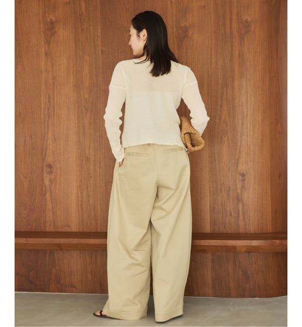 Plage「《予約》LES ATELIERS FRANCAIS DE CONFECTION 別注 OPEN BTN 2WAY ブラウス」|シャツ・ブラウス|