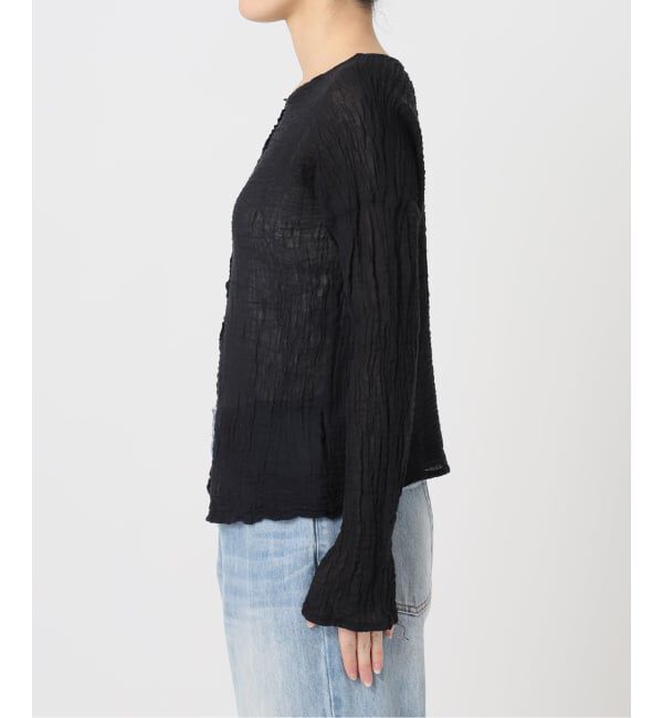 Plage「《予約》LES ATELIERS FRANCAIS DE CONFECTION 別注 OPEN BTN 2WAY ブラウス」|シャツ・ブラウス|