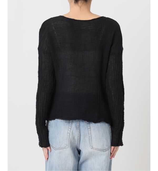 Plage「《予約》LES ATELIERS FRANCAIS DE CONFECTION 別注 OPEN BTN 2WAY ブラウス」|シャツ・ブラウス|