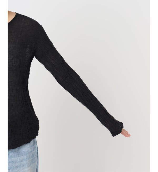 Plage「《予約》LES ATELIERS FRANCAIS DE CONFECTION 別注 OPEN BTN 2WAY ブラウス」|シャツ・ブラウス|