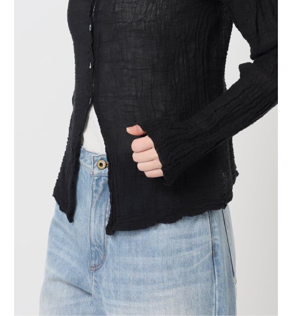 Plage「《予約》LES ATELIERS FRANCAIS DE CONFECTION 別注 OPEN BTN 2WAY ブラウス」|シャツ・ブラウス|