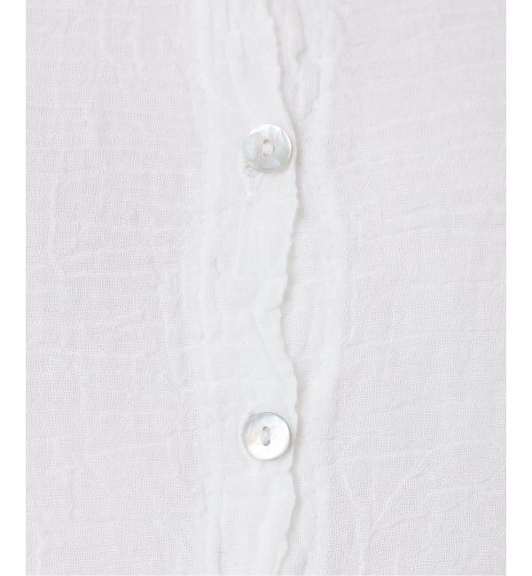 Plage「《予約》LES ATELIERS FRANCAIS DE CONFECTION 別注 OPEN BTN 2WAY ブラウス」|シャツ・ブラウス|