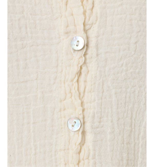 Plage「《予約》LES ATELIERS FRANCAIS DE CONFECTION 別注 OPEN BTN 2WAY ブラウス」|シャツ・ブラウス|