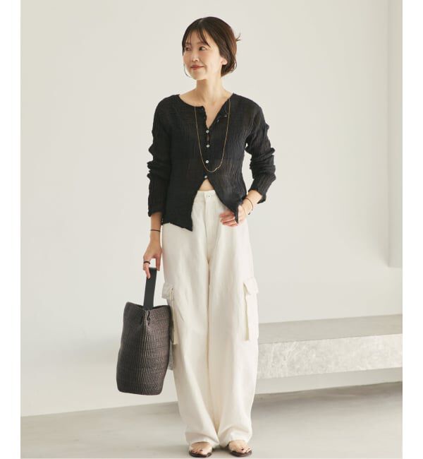 Plage「《予約》LES ATELIERS FRANCAIS DE CONFECTION 別注 OPEN BTN 2WAY ブラウス」|シャツ・ブラウス|