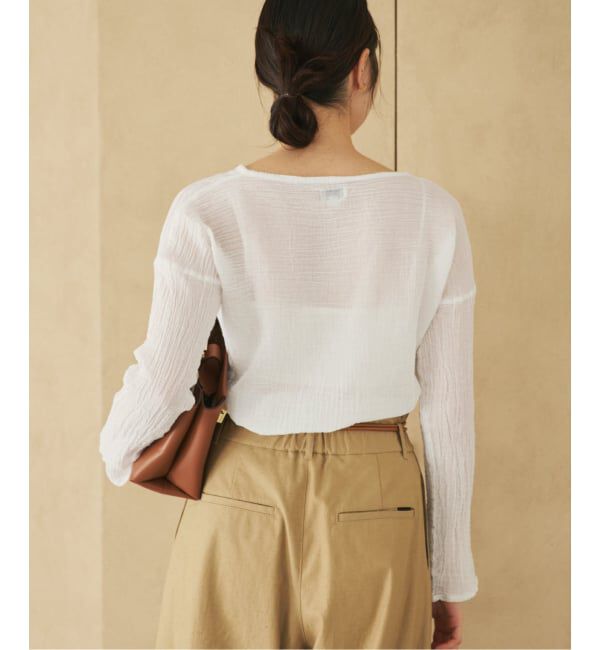 Plage「《WEB限定追加予約》LES ATELIERS FRANCAIS DE CONFECTION 別注 T-ブラウス」|シャツ・ブラウス|